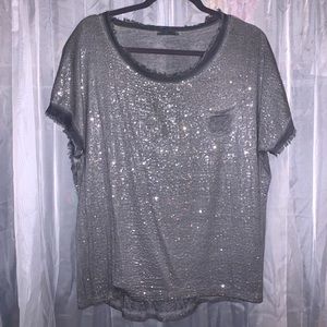 Grey Disco Top